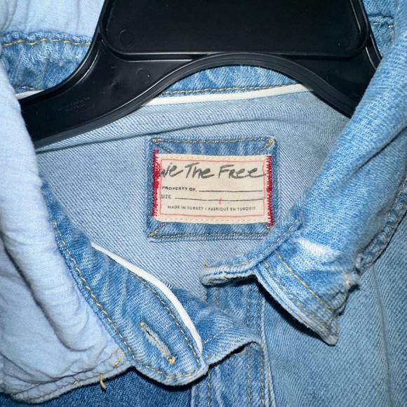 Free People patchwork denim jacket - Picture 3 of 4
